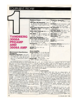 Tandberg TCA-3009-A-Review